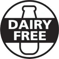 GlycoMelt dairy-free formula badge